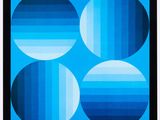 une image représentant un tableau bleu et noir orné de quatre cercles