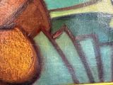 a picture of a painting on the wall of a building