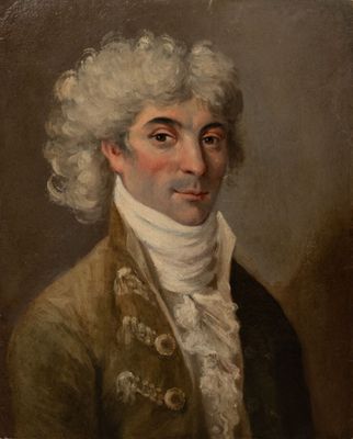 Ecole de la fin du XIIIe siècle. Portrait d'un homme de qual… - Photo 1