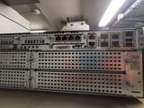 a rack with many different types of computers on it