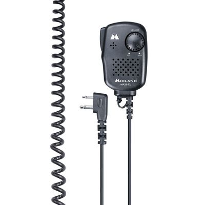 a close up of a microphone and a coiled cord on a white background