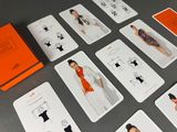 a lot of cards with different designs on them