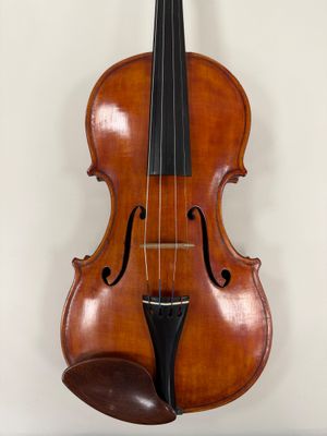 Violon Français fait vers 1950 fond de deux pièces aux ondes…