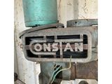 a close up of a machine that has a sign on it