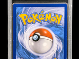 a close up of a card with a pokemon on it