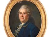portrait of a gentleman in a blue coat