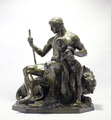 La Force, Antoine Louis BARYE (1795-1875) « La Force protége…