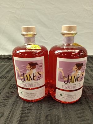 Lot de 8 bouteilles de Cosmopolitain de LADY JANE'S - 70cl -… - Photo 1