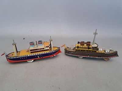 Paya, rééditions, 2 navires, canonnière et paquebot, - Photo 1