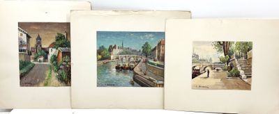 trois livres avec des images de bateaux sur la couverture, posés sur une table