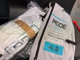 a bag of luggage sitting on the seat of a plane
