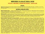 une affiche annonçant la vente d'une moto en France