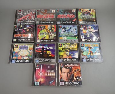 a lot of video games on the table together