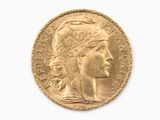 l'image d'une pièce d'or sur laquelle figure une tête de femme