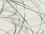 an image of a green and white abstract background with wavy lines