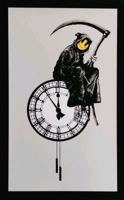 BANKSY (d'après) by WCP. Grin reaper.