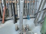 an image of a construction site with a fork lifter