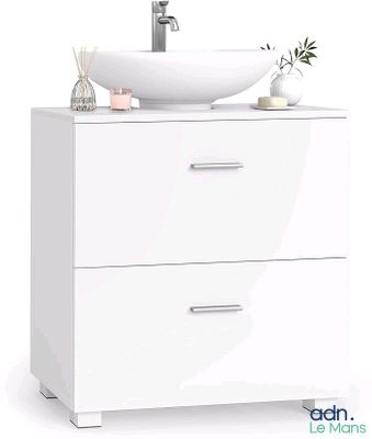 a picture of a bathroom vanity with a bowl sink