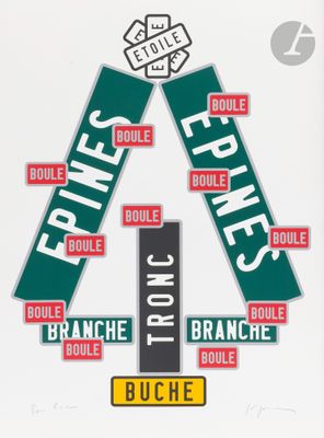 a picture of a sticker of a street sign