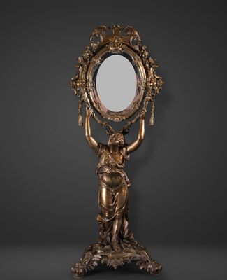 Miroir américain de style Beaux Arts, 19ème siècle
