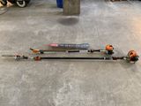 the tools are laying out on the floor in the garage