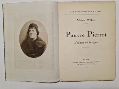 Adolphe Willette (1856-1926) - Pauvre Pierrot, poèmes en ima…