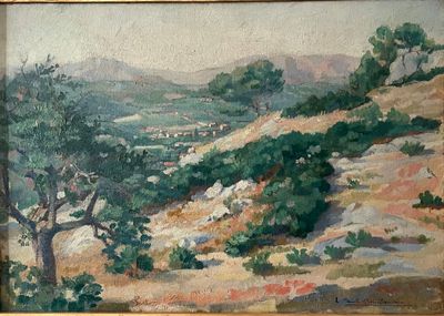 PRUDHOMME Paul (1883-?) Paysage Provençal