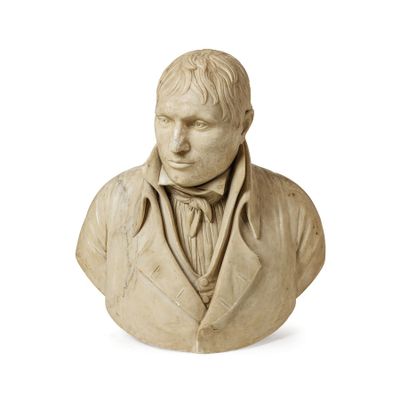 SCULPTEUR DU 19ÈME SIÈCLE Buste de gentilhomme
