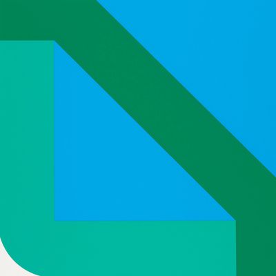 un logo vert et bleu sur lequel figure la lettre z