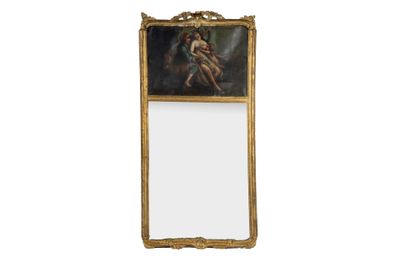 une image représentant un miroir sur lequel est peinte une femme