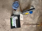 a lot of electrical equipment that are on the floor