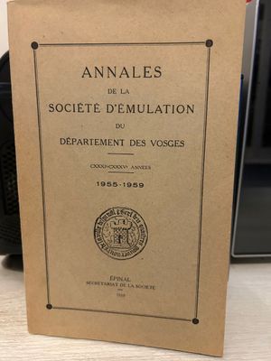 COLLECTIF - Annales de la Société d'Emulation du département…