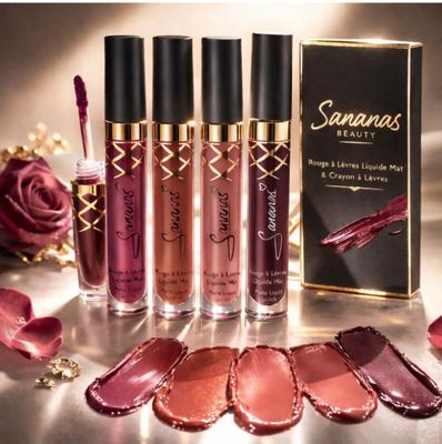 Lot de 200 boîtes de rouge à lèvres gloss de marque SANANAS … - Photo 1