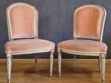 paire de chaises de style Louis XVI