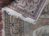 an image of a close up of a rug with a tree on it