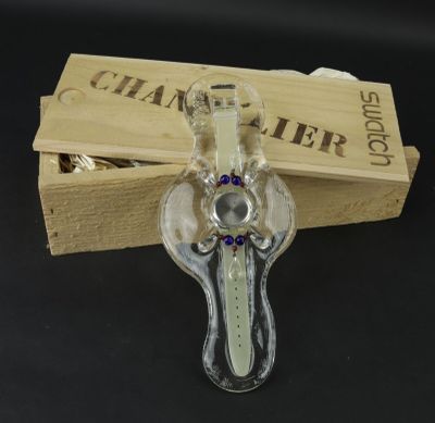 SWATCH: Montre bracelet de dame modèle "Chandelier" agrément…