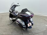 a motorcycle that is parked in a parking lot