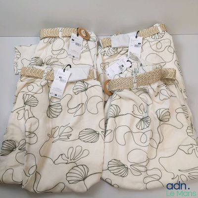 a picture of a pair of pants that are on a table