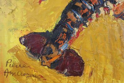 Pierre AMBROGIANI (1907-1985) Langouste et homard