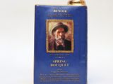 a blue book with a picture of an old man on it