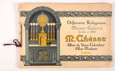 [ORFÈVRERIE RELIGIEUSE] - Catalogue d'objets d'orfèvrerie re…