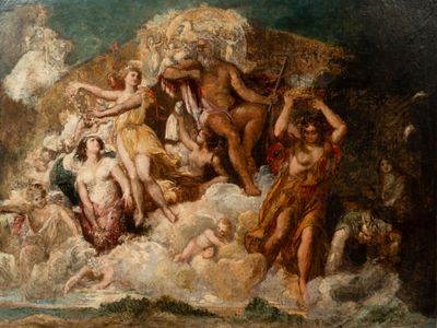 Ecole du milieu du XIXe siècle. - Photo 1