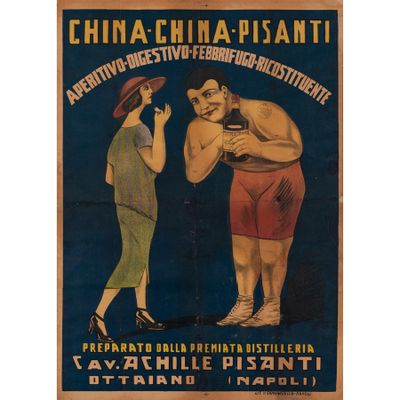 Chine Pisanti Affiche lithographique [toile].