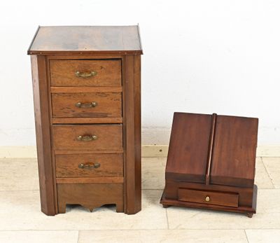 two pieces of furniture sitting next to each other on the floor
