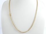 a close up of a mannequin necklace on a mannequin mannequin mannequin mann