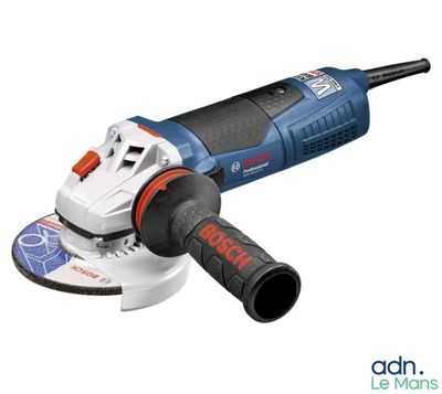 a bosch angle grinder on a white background with the words bosch on it