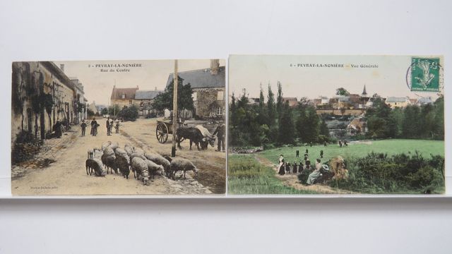 Peyrat-la-Nonière : Lot de 2cpa (Martin-Dubois 6 et 8). TBE.
