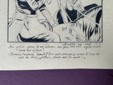 a drawing of a man and a woman talking on a cell phone