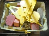 a box full of assorted items that are in the box