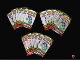 the pokemon trading card game is being displayed on a black background